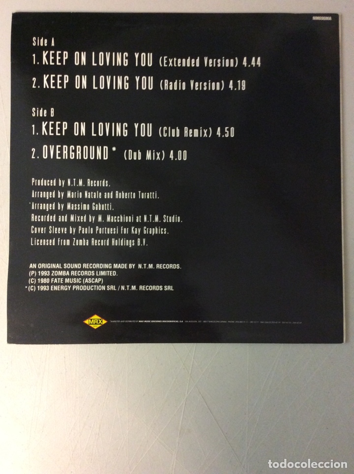 Discos de vinilo: Keep on loving you. Clockwork featuring Jimmy McFoy - Foto 2
