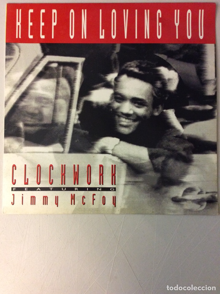 Discos de vinilo: Keep on loving you. Clockwork featuring Jimmy McFoy - Foto 1