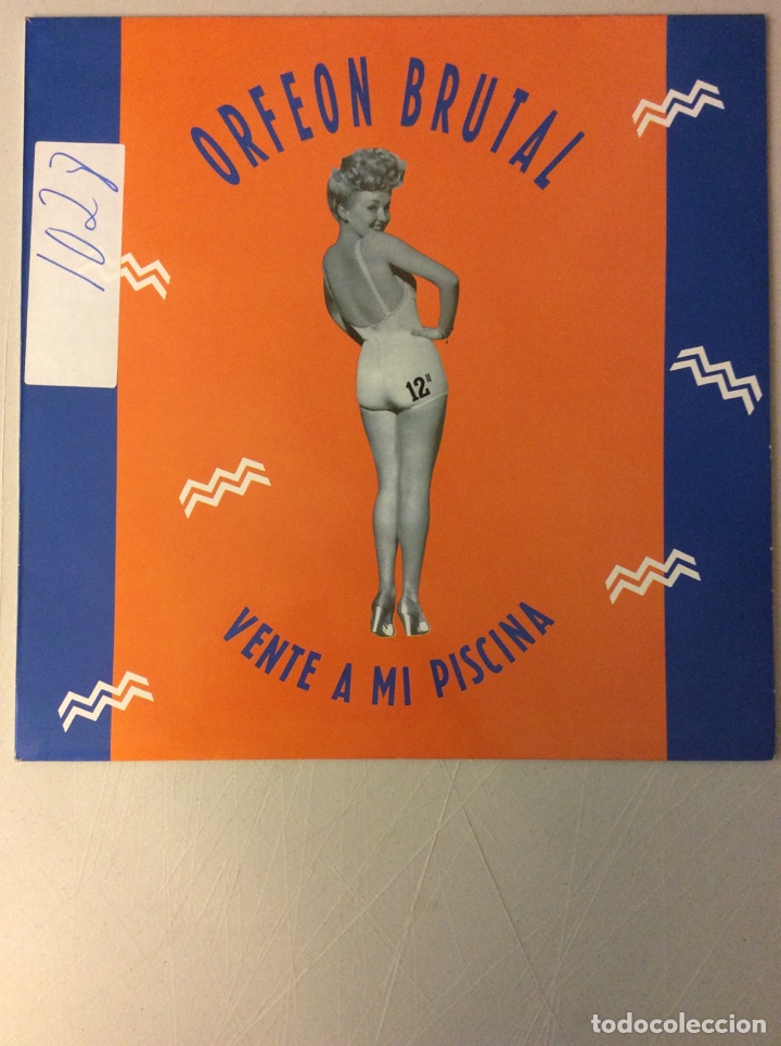 Discos de vinilo: Orfe&oacute;n brutal. Vente a mi piscina. 12&rdquo;. - Foto 1