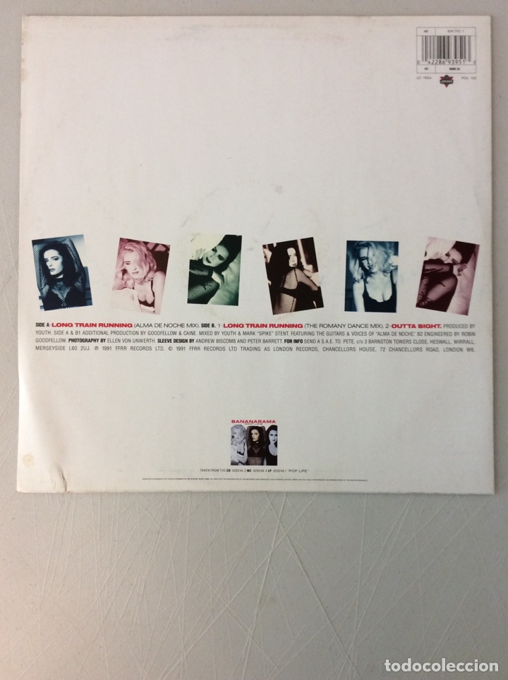 Discos de vinilo: Bananarama. Long train running. - Foto 2