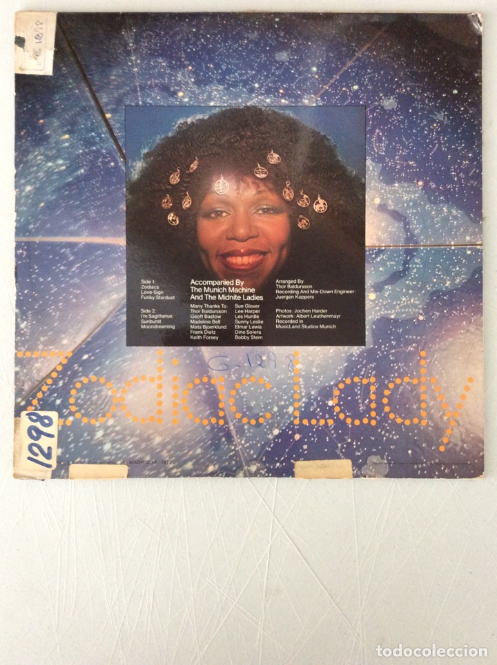 Discos de vinilo: Roberta Kelly. Zodiac Lady. Giorgio Moroder and Pete Bellotte present: - Foto 2