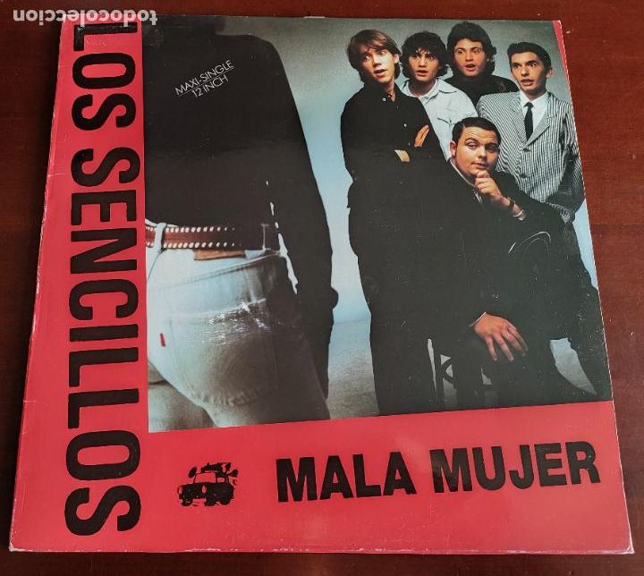 Discos de vinilo: LOS SENCILLOS - MALA MUJER - MAXI SINGLE.12 - 1990 - Foto 1