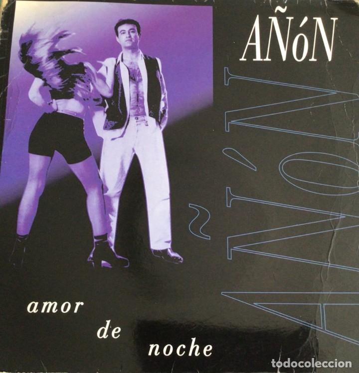 Discos de vinilo: A&ntilde;on-Amor de noche (Maxi singles) - Foto 1