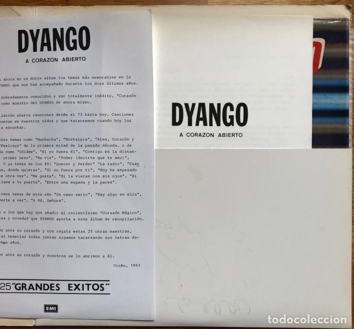 Discos de vinilo: Dyango - A Corazon Abierto Pack Promocional con Folder &oacute; Sobrecubierta - Foto 2