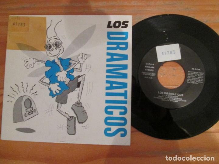 Discos de vinilo: LOS DRAM&Aacute;TICOS - La Decisi&oacute;n / Todo se Acab&oacute;. 1987 - Foto 1