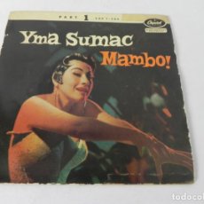 Discos de vinilo: EP YMA SUMAC (MAMBO! / TAKI RARI / GOPHER / CHARLA INFANTIL) PART 1 EAP 1-564 (CAPITOL). Lote 309756413