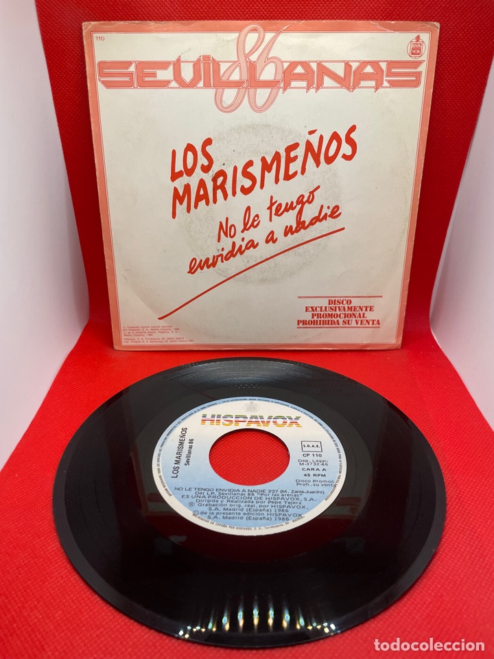 Discos de vinilo: Los Marisme&ntilde;os - Sevillanas 86 - Foto 1