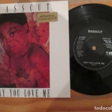 Discos de vinilo: BASSCUT - SAY YOU LOVE ME / PAMPA. UK EDITION 1991. Lote 309794753