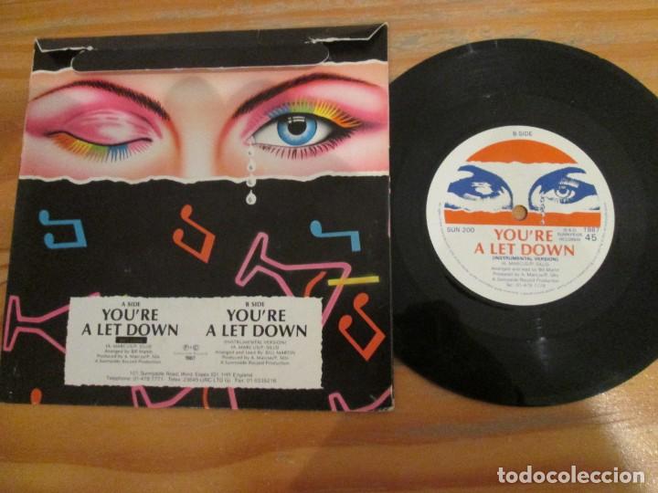 Discos de vinilo: DEBBIE MAC - You&acute;re a Let Down. UK Edition 1987 - Foto 2