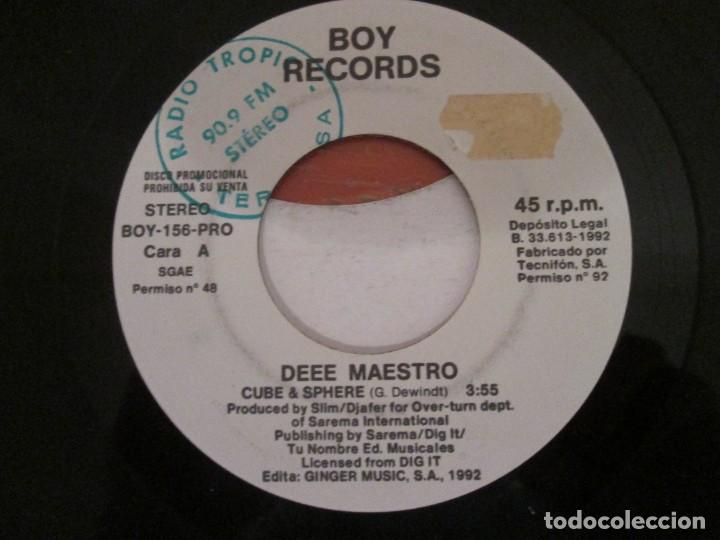 Discos de vinilo: DEEE MAESTRO - Cube & Sphere. Spanish Promotional Edition. 1992 - Foto 2