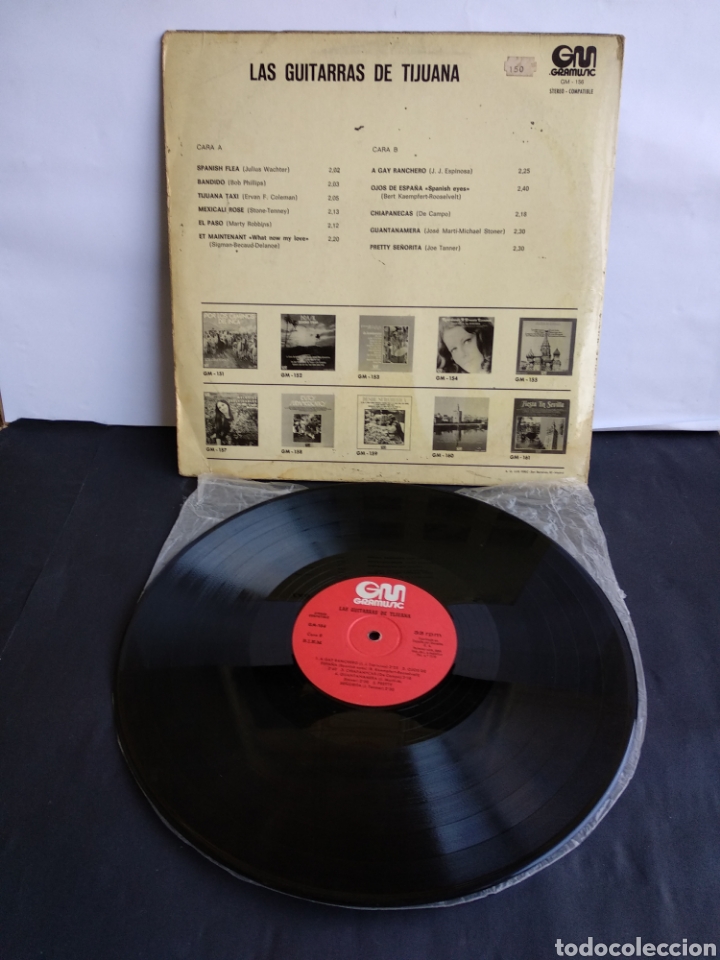 Discos de vinilo: LAS GUITARRAS DE TIJUANA, GRAMUSIC, 1972 - Foto 2