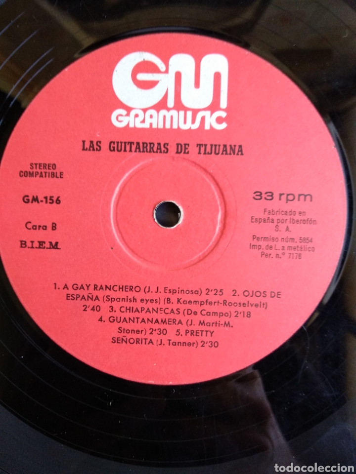 Discos de vinilo: LAS GUITARRAS DE TIJUANA, GRAMUSIC, 1972 - Foto 4