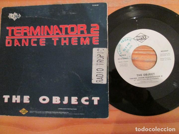 Discos de vinilo: THE OBJECT - Terminator 2. Dance Theme. Spanish Promo Edition. 1991 - Foto 2