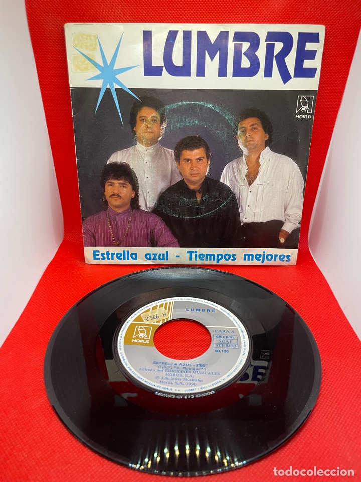 Discos de vinilo: Lumbre - Estrella Azul - 1990 Single Vinilo 7&rdquo; - Foto 1