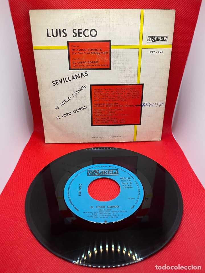 Discos de vinilo: Luis Seco - Sevillanas - 1985 - Foto 2