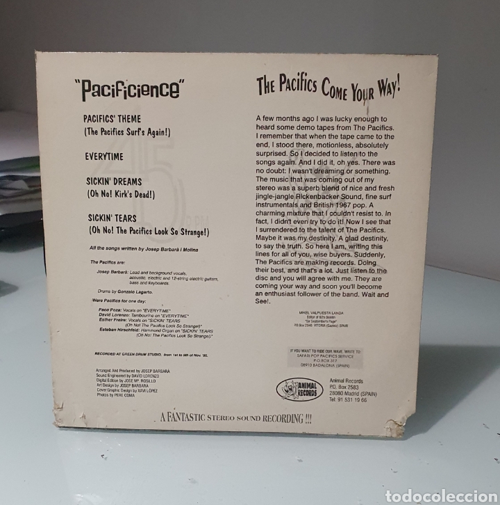 Discos de vinilo: The Pacifics - Pacificience firmado - Foto 2