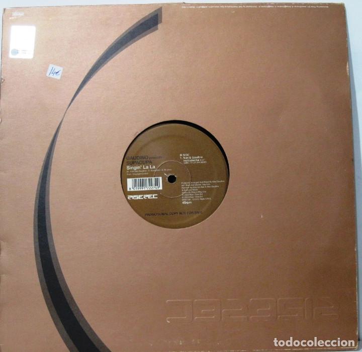 Discos de vinilo: GAUDINO SUPACUPA - SINGIN LA LA - MAXI SINGLE - Foto 2