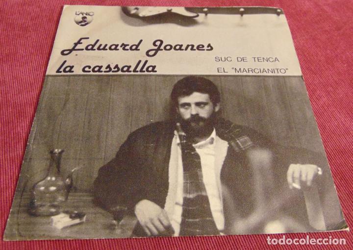 Discos de vinilo: EDUARD JOANES - LA CASSALLA - SINGLE LANEC 1982 - Foto 1