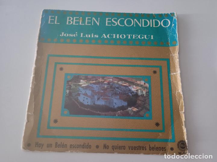 Discos de vinilo: Vinilo &rdquo;El Bel&eacute;n escondcido&rdquo; de Jose Luis Achotegui