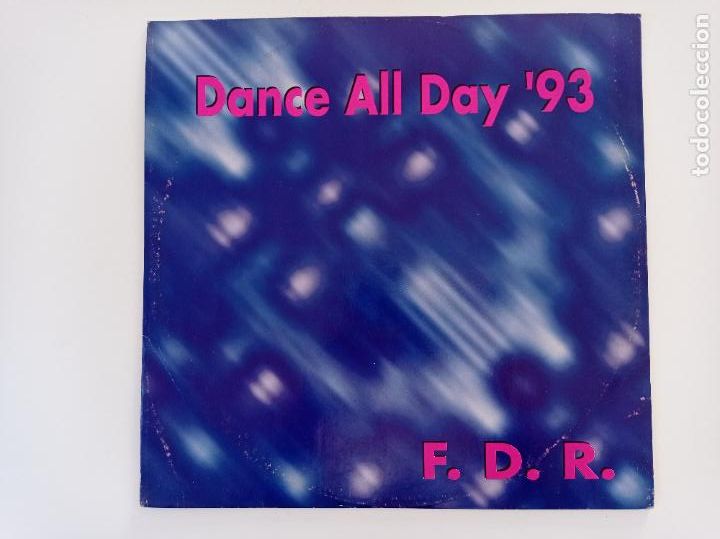 Discos de vinilo: F.D.R.--dance all day.maxi italia - Foto 1
