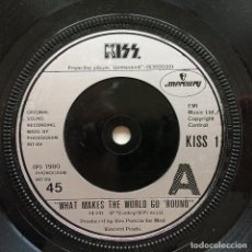 Discos de vinilo: KISS ‎– WHAT MAKES THE WORLD GO ROUND / NAKED CITY , UK 1980 MERCURY. Lote 309885528