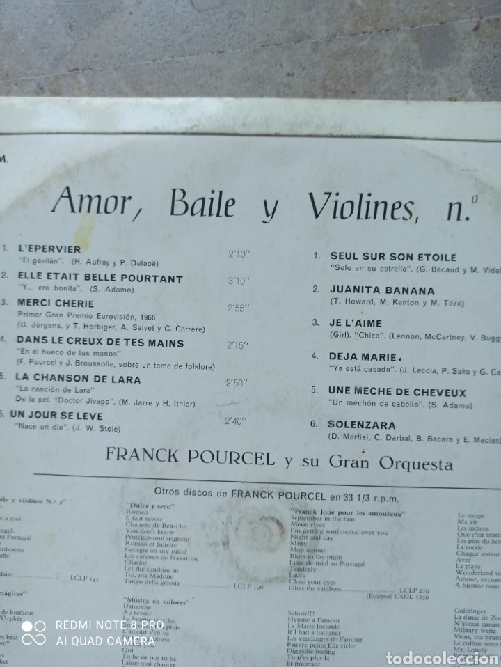 Discos de vinilo: Franck Pourcel y su gran orquesta - Foto 2