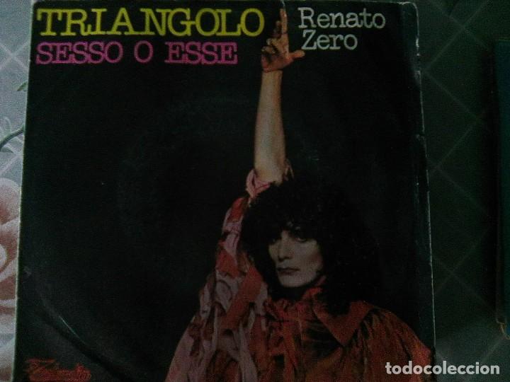 Discos de vinilo: Renato Zero - Triangolo (RCA, 1978) - Foto 1