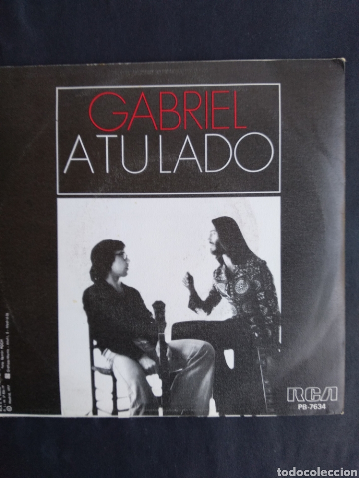Discos de vinilo: *GABRIEL A TU LADO, RCA, 1977. LGS.9 - Foto 2