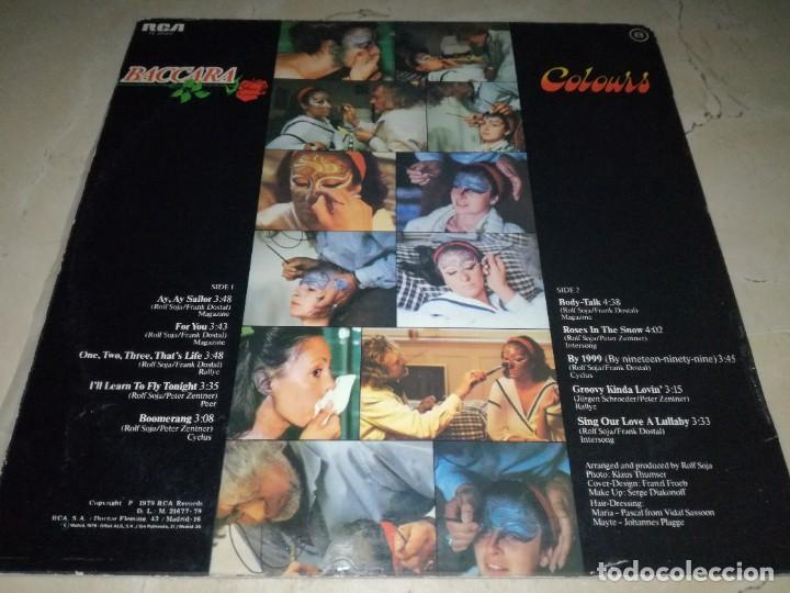 Discos de vinilo: BACCARA-COLOURS-ORIGINAL ESPA&Ntilde;OL 1979 - Foto 2