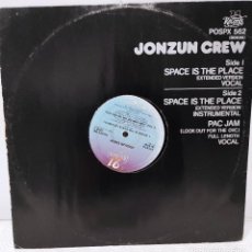Discos de vinilo: JONZUN CREW - SPACE IS THE PLACE. Lote 309924263
