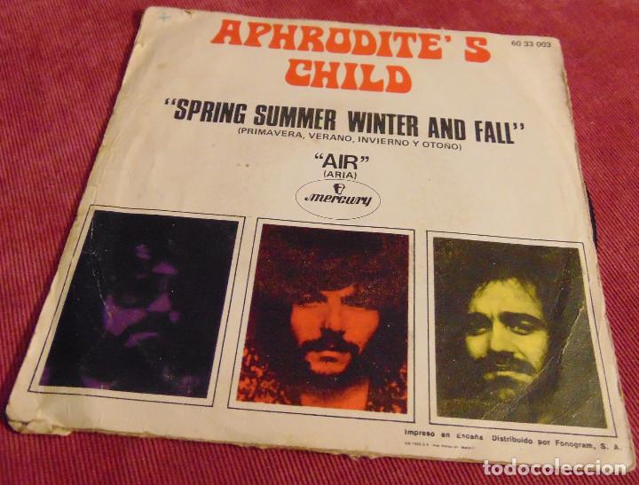 Discos de vinilo: APHRODITE&acute;S CHILD - SPRING, SUMMER, WINTER AND FALL / AIR - SINGLE 1970 - Foto 2