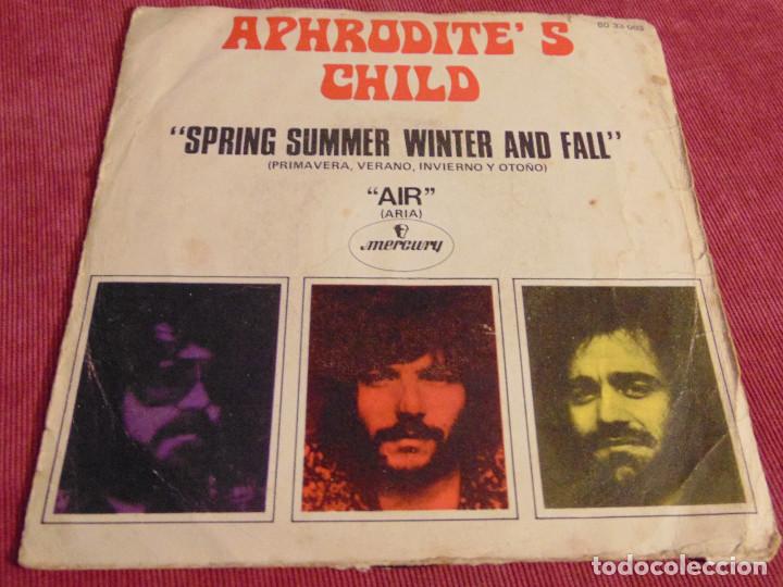 Discos de vinilo: APHRODITE&acute;S CHILD - SPRING, SUMMER, WINTER AND FALL / AIR - SINGLE 1970 - Foto 1