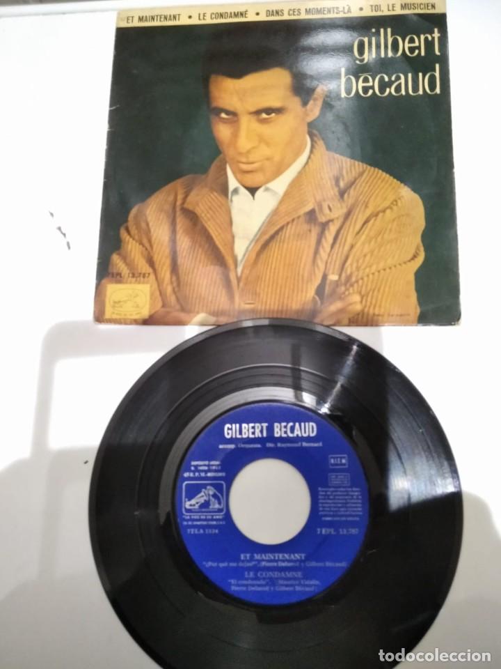 Discos de vinilo: GILBERT BECAUD - ET MAINTENANT - EP 19962 - Foto 1