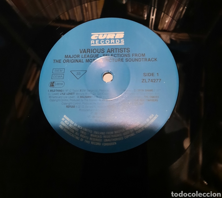 Discos de vinilo: Major League. BSO - Foto 4