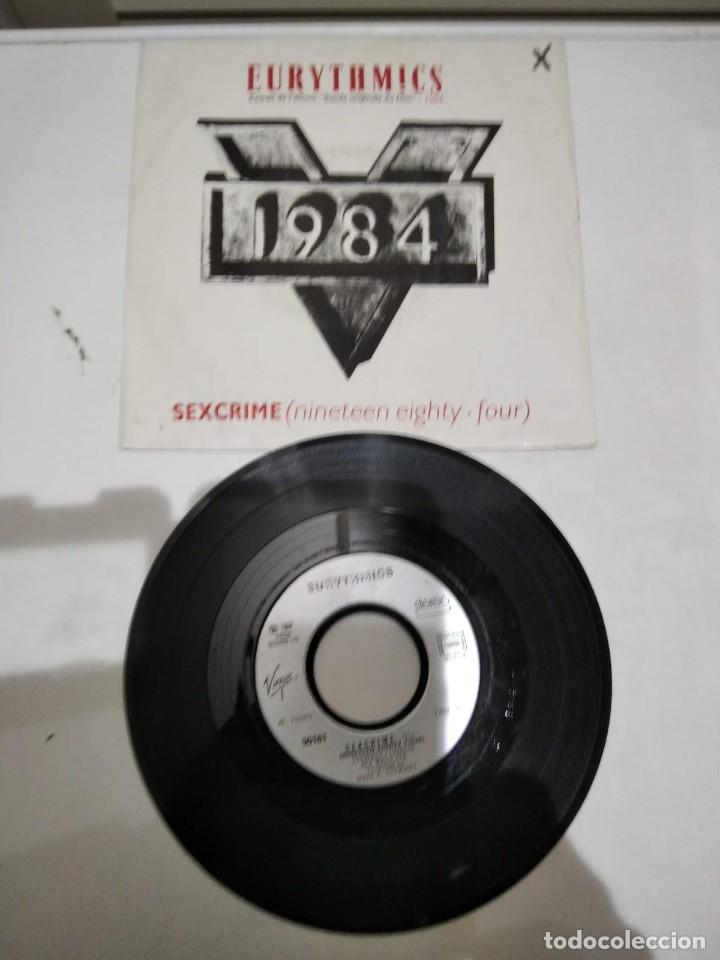 Discos de vinil: EURYHM!CS - SEXCRIME / I DID IT JUST THE SAME - SINGLE 1984