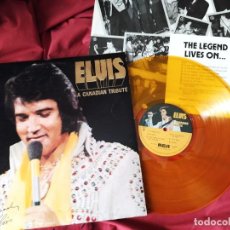 Discos de vinilo: ELVIS `A CANADIAN TRIBUTE` THE GOLD ALBUM SPECIAL LIMITED EDITION` VINILO AMARILLO 1978 CON ENCARTE. Lote 309955273