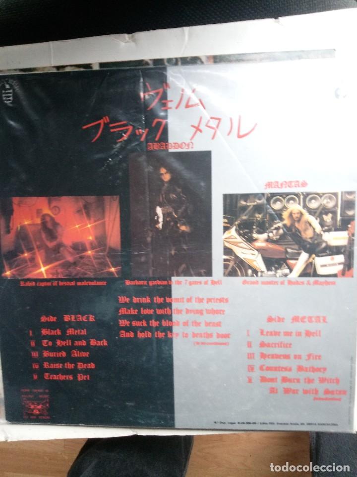 Discos de vinilo: venom black metal 1986 lp - Foto 2