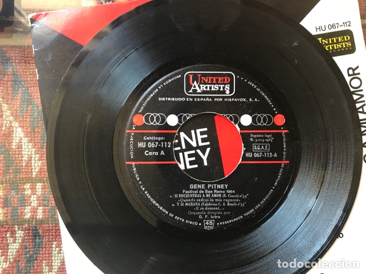 Discos de vinilo: Gene Pitney. Si encuentras a mi amor. - Foto 3