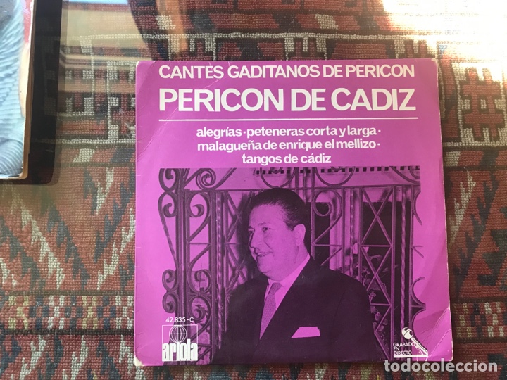 Discos de vinilo: Cantos gaditanos de Peric&oacute;n. Peric&oacute;n De C&aacute;diz - Foto 1