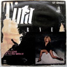 Discos de vinilo: TINA TURNER - WHAT'S LOVE GOT TO DO WITH IT - MAXI CAPITOL RECORDS 1984 BPY. Lote 309998283