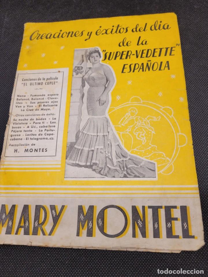 Discos de vinilo: Cancionero MARY MONTEL - Foto 1