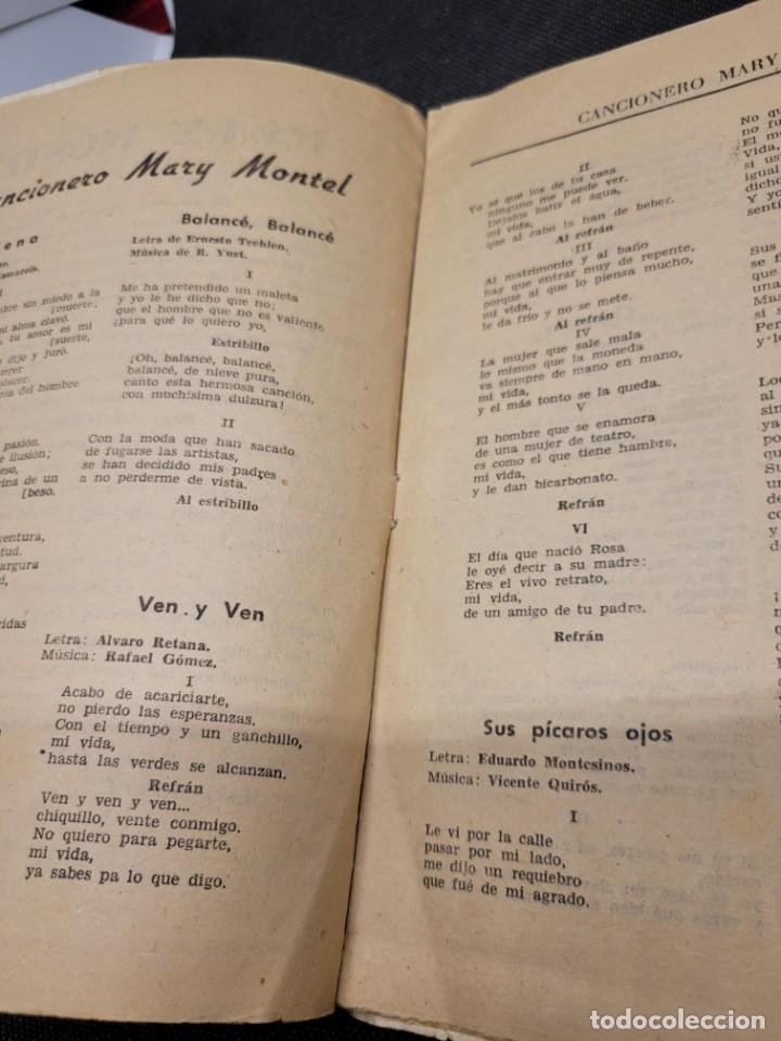 Discos de vinilo: Cancionero MARY MONTEL - Foto 4