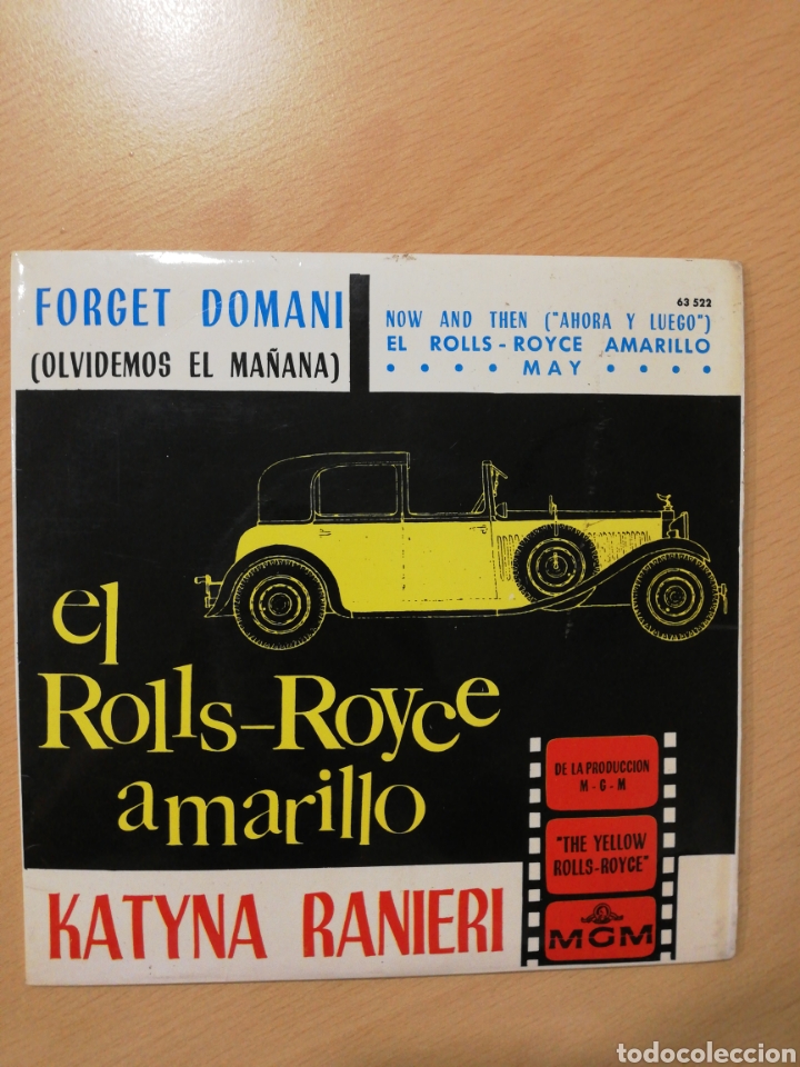 Discos de vinilo: Katyna Ranieri - el rolls Royce Amarillo / forget domani - Foto 1