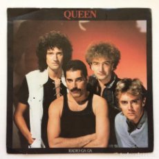 Discos de vinilo: QUEEN ‎– RADIO GA GA / I GO CRAZY , UK 1984 EMI. Lote 310059513