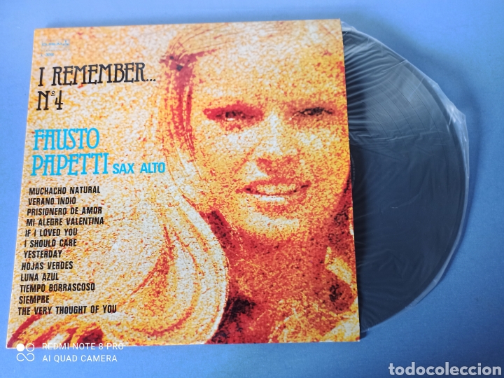 Discos de vinilo: I Remember N&ordm; 4. Fausto Papetti - Foto 2