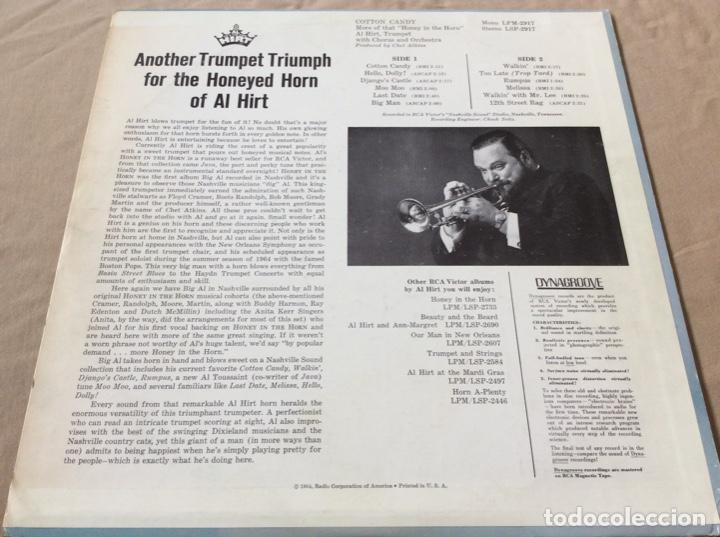 Discos de vinilo: Al (Hes The King) Hirt &ndash; Cotton Candy. - Foto 2