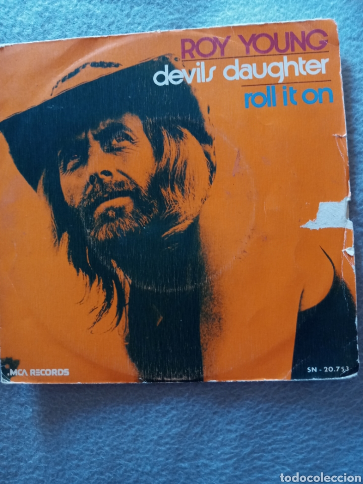 Discos de vinilo: Roy Young-devils daughter..disco vinilo single - Foto 1