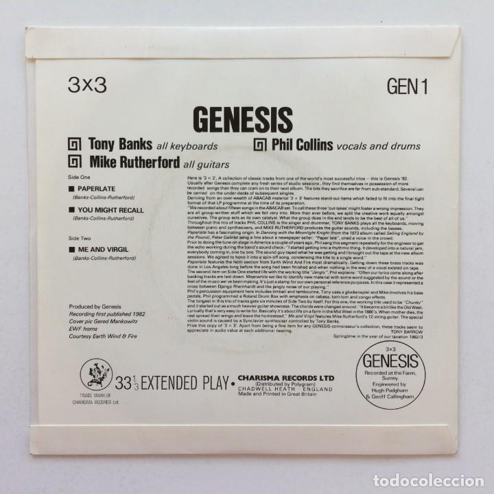 Discos de vinilo: Genesis &lrm;&ndash; 3 X 3 , UK 1982 Charisma* - Foto 2
