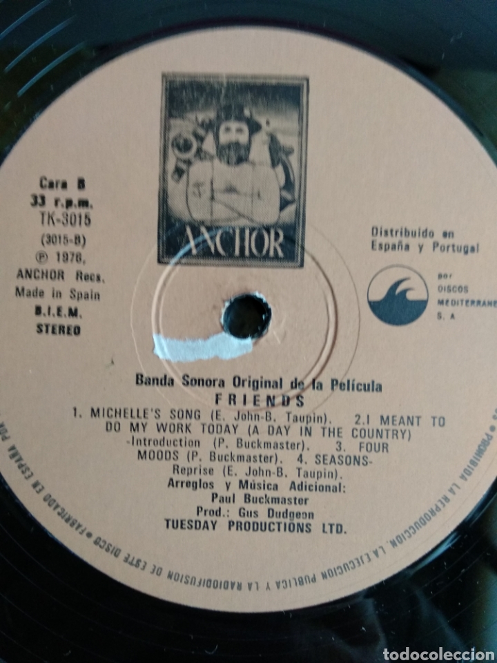 Discos de vinilo: *ELTON JOHN, FRIENDS, IBERFON, 1976. LA.4 - Foto 4