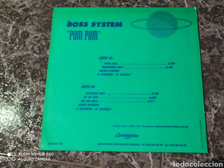 Discos de vinilo: Boss System-&nbsp;Pom Pom - Foto 2